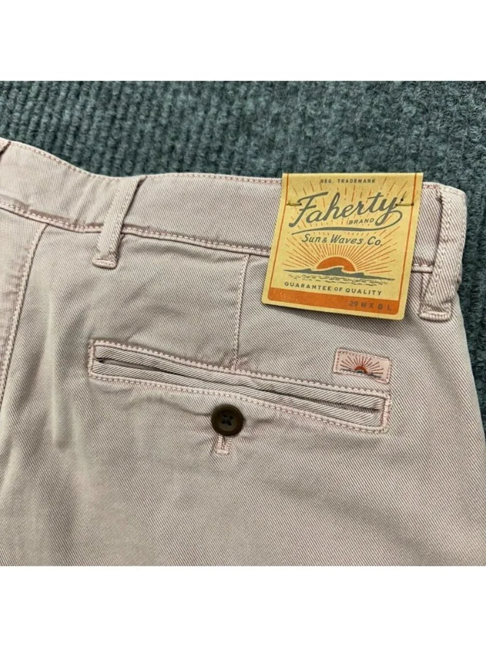 Faherty Coastline Chino Shorts 8